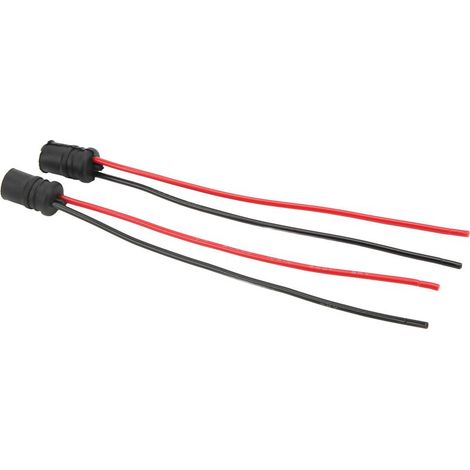 Zwei 12v 30a Led-fassungen Mit Schwarzem T10-flexkabel, Geeignet Für Industrieanlagen, Automobile Und Fahrräder.