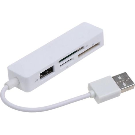 Tragbarer Speicherkartenleser, Kompatibel Mit Sd/tf/ms-karten, Usb 2.0, 3-in-1-kartenleser