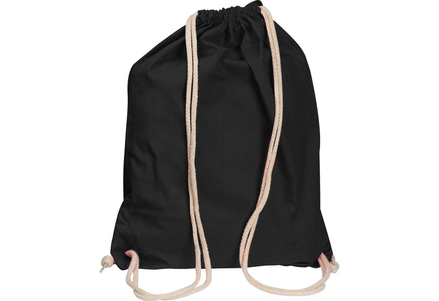 Easy Gifts Gymbag Gymbag / Sportbeutel / Turnbeutel aus Baumwolle / Farbe: schwarz Bild 2