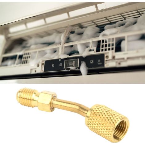 R410a Vakuumpumpenadapter, 1/4"-außengewinde Auf 5/16"-innengewinde Für Split-klimaanlagen