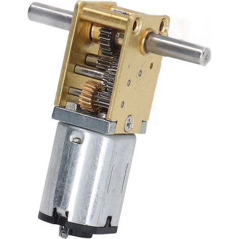 12v Gleichstrom-doppelwellen-getriebemotor 381 U/min Zur Drehzahlregelung