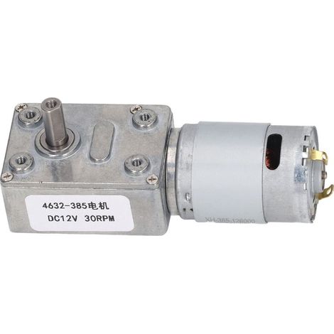 12-v-gleichstrom-getriebemotor Für Schiebetore, Fenster Und Winden – 30 U/min Mit Automatischer Bremse