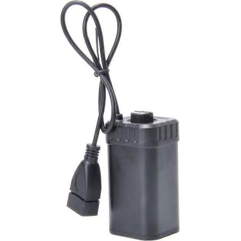 Tragbares 5v-usb-ladegerät Für 4 Aa-batterien, Mit Batteriehalter Und Etui.