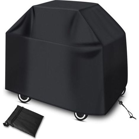 Grillabdeckung Für Den Außenbereich, Schutzhülle Für Den Grill, Plancha-abdeckung Für Gasgrills, Mit Wasserabweisender Beschichtung (147x61x117cm Schwarz)