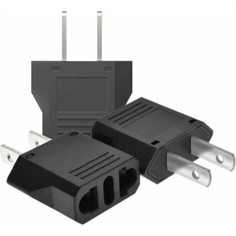 3-teiliges Reiseadapter-set – Universalstecker Für Usa, Kanada, Japan – 1500 W Schnellladung – Rohs- Und Ce-zertifizierte Sicherheit