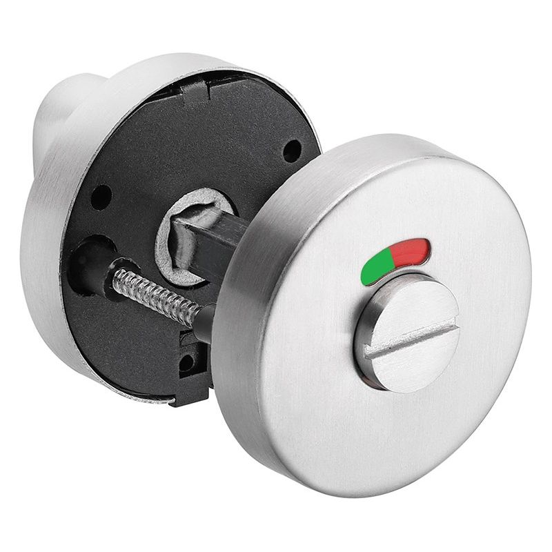 Inhhub Wc-rosette Mit Belegungsanzeige, Edelstahl V2a, Matte Oberfläche - Inhhub