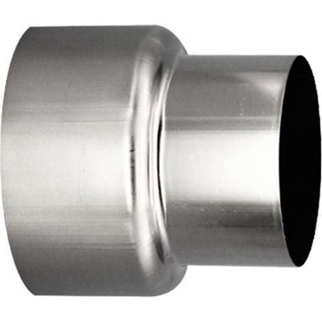 Reduzierstück Aus Edelstahl Für Kaminrohre, 80 Mm Durchmesser Auf 60 Mm, Rauchrohrreduzierstück Für Öfen Und Kamineinsätze, 1 Stück