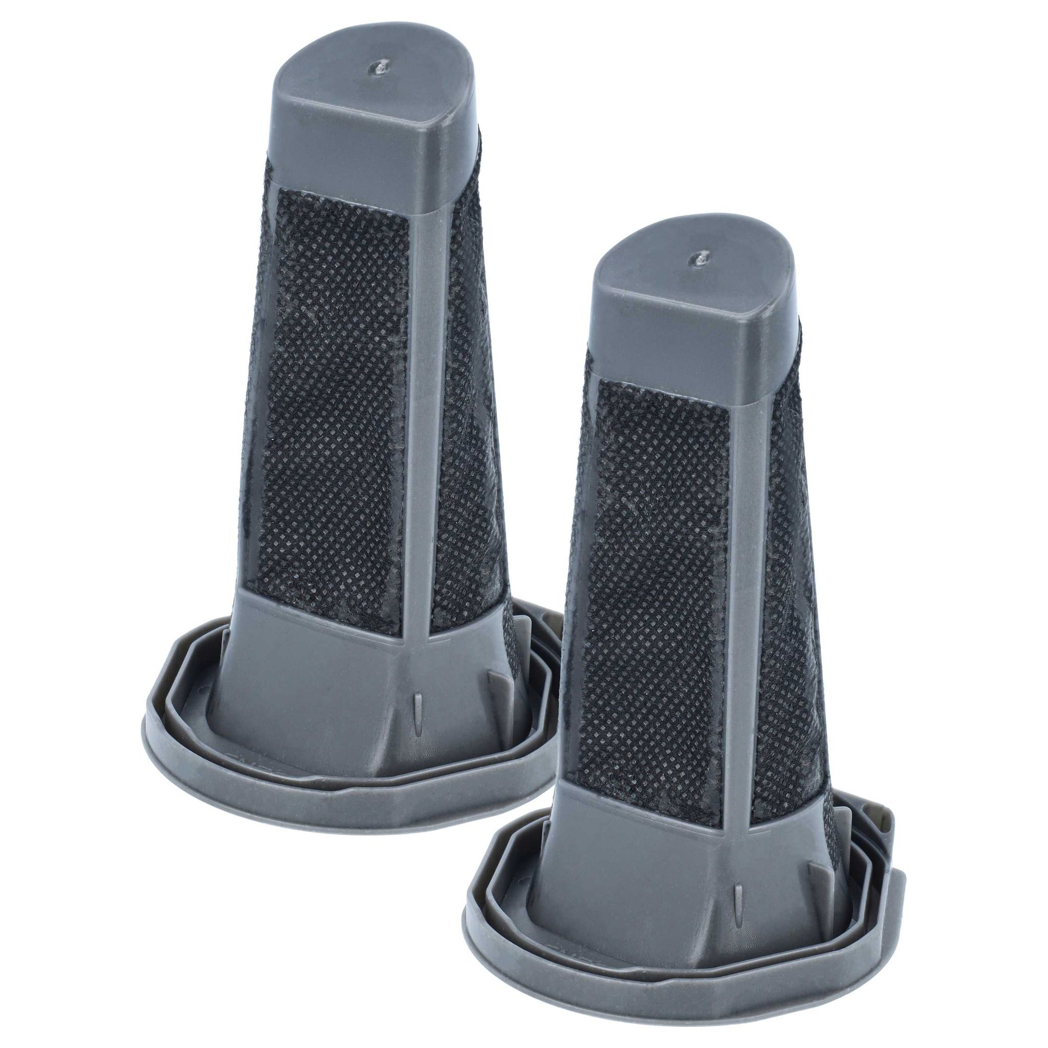 Vhbw 2x Innenfilter Ersatz Für Bosch 12008919 Für Staubsauger, Akku-stielstaubsauger - Schwarz Kunststoff