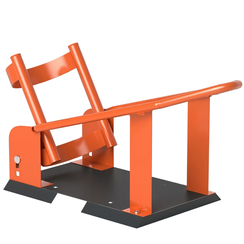 Motorradwippe Für Vorderrad 15–21 Zoll, Verstellbar, 816 Kg Traglast, Orange
