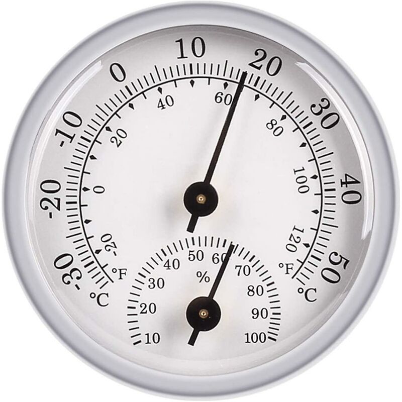 Hygrometer Thermometer, Feuchtigkeitssensor Monitor Detektor Messungen, Analoges Thermometer Für Den Einsatz In Feuchten Umgebungen Im Innen-/außenbereich Der Terrasse