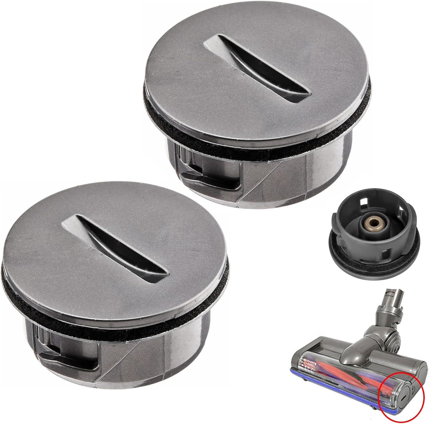 2 Stück Ersatz-walzenbürstenkopf Für Dyson V6 / Dc59 / Dc62 / Sv03 / Sv073 Akku-staubsauger Mit Direktantrieb
