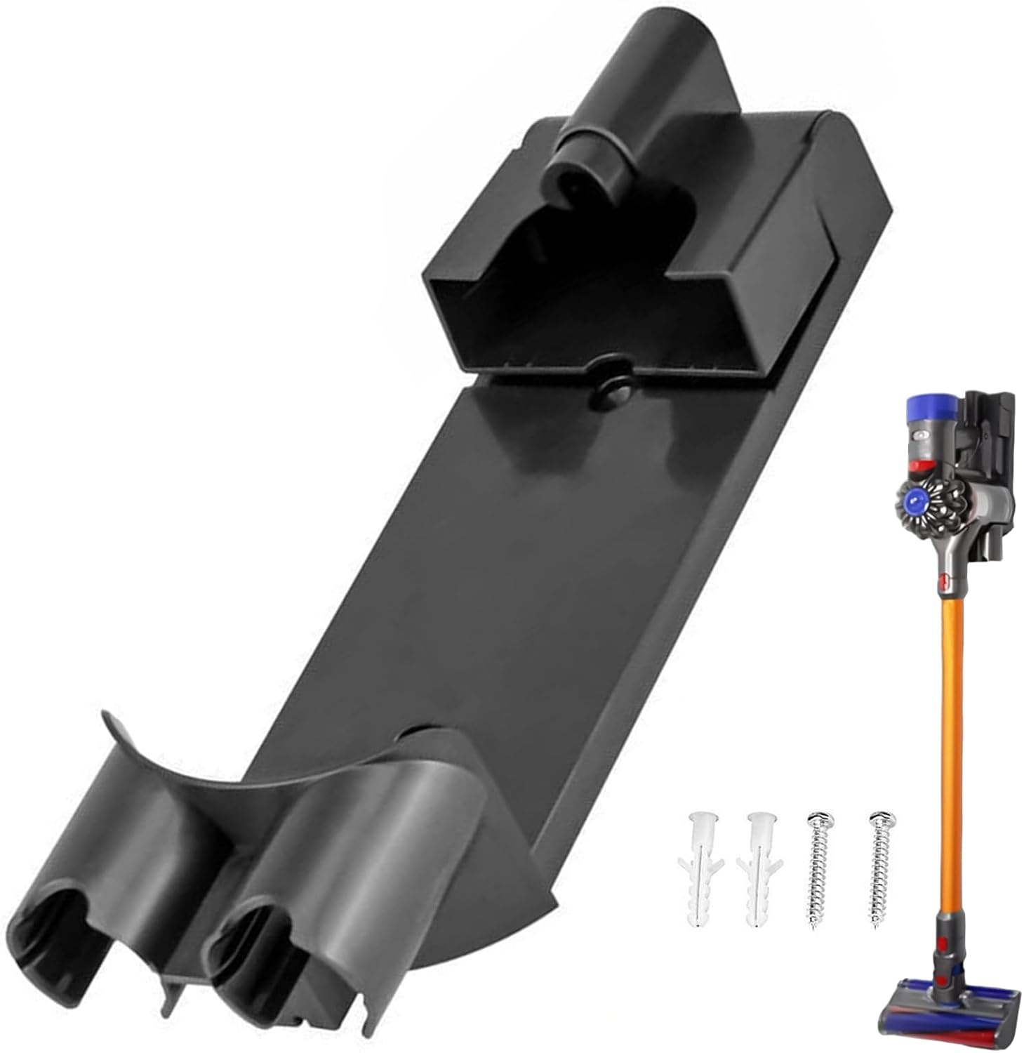 Wandhalterung Kompatibel Mit Dyson V7/8 Staubsauger, Kunststoff-staubsaugerhalterung, Ladestation (32x10cm)