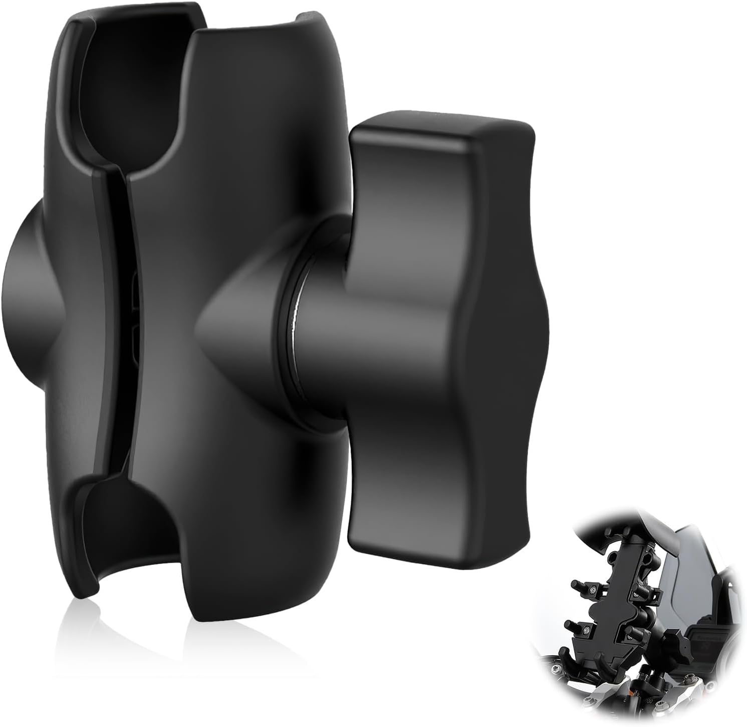 60-mm-doppelgelenkarm Aus Aluminiumlegierung Für Ram Mounts Universelle Doppelgelenkarmhalterung Für 1-zoll-kugelgelenke, Gps-geräte, Motorrad-, Fahrrad- Und Autohalterungen Robust Und Langlebig