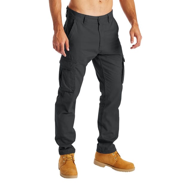 BlauerHafen Cargohose BlauerHafen Herren Cargo Hose 6 Taschen 100% Baumwolle Arbeitshose