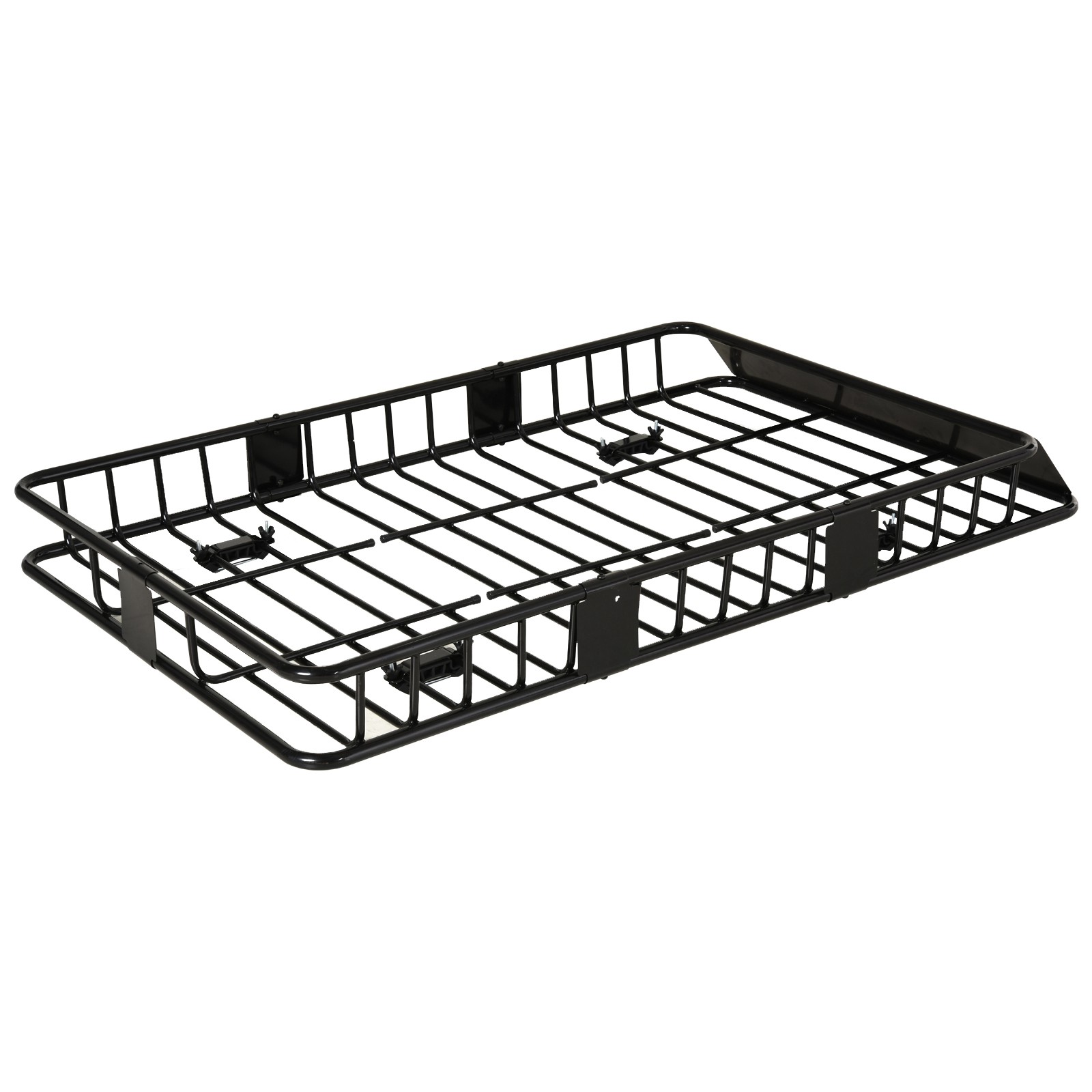 Dachgepäckkorb Fürs Auto, Universal-dachträger, Metall, 162x99 Cm, Schwarz