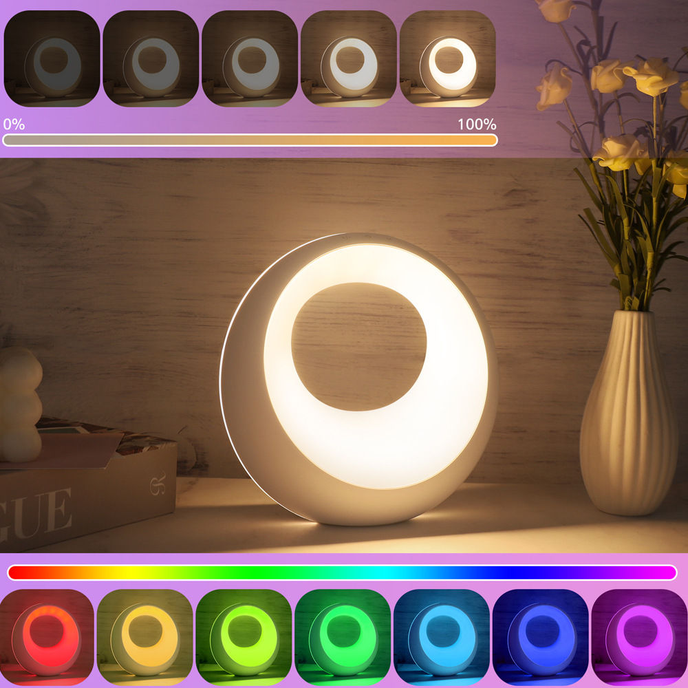 Led Touchlampe Mit Fernbedienung Rgb Multi Modi Stimmungslicht Für Schlafzimmer Und Nachttisch