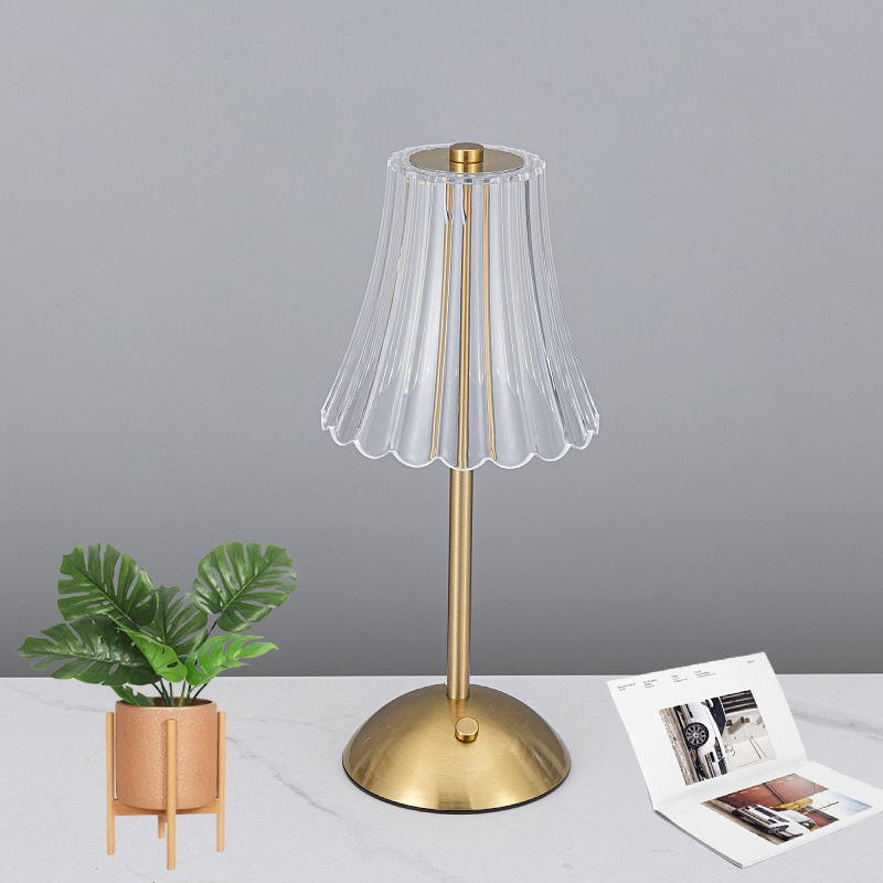 Kristall Tischlampe Mit Metallbasis Taktil 3 Farben Dimmbar Dekorative Nachtlampe Für Schlafzimmer Und Nachttisch