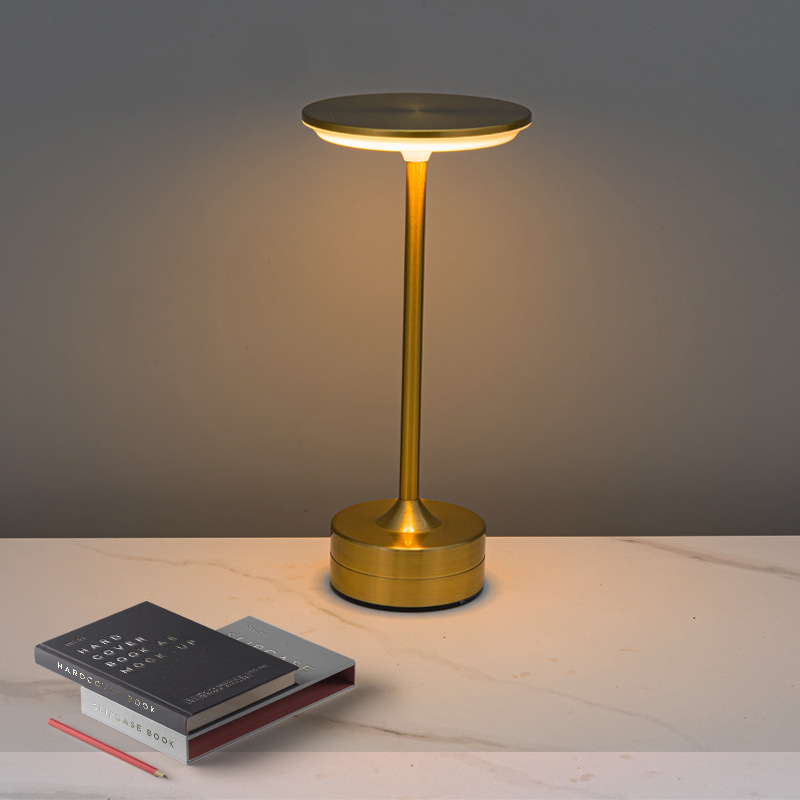 Led Tischlampe Taktil Aus Goldmetall Retro Ufo Design Wiederaufladbar Ideal Für Hotel Restaurant Dekoration