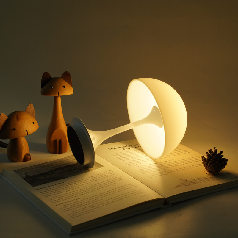 Led Nachtlicht Pilzform Tischlampe Für Schlafzimmer Und Nachttisch Elegantes Hochwertiges Design Weiß