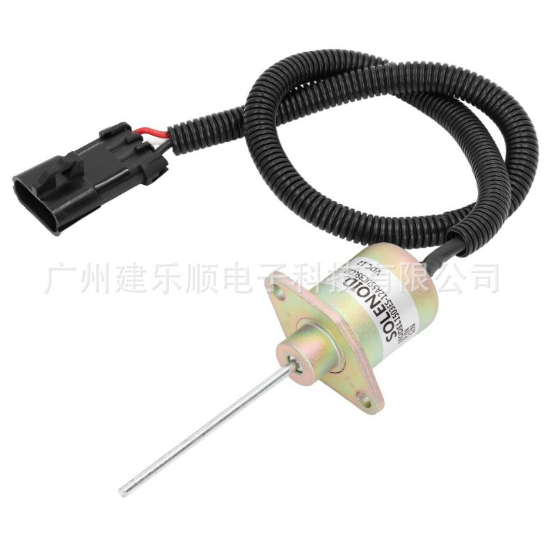 1503es-12a5suc9scc28 Flammenabschalt-magnetventil, Kompatibel Mit Kubota V2203 Kraftstoffabschalt-magnetventilteilen