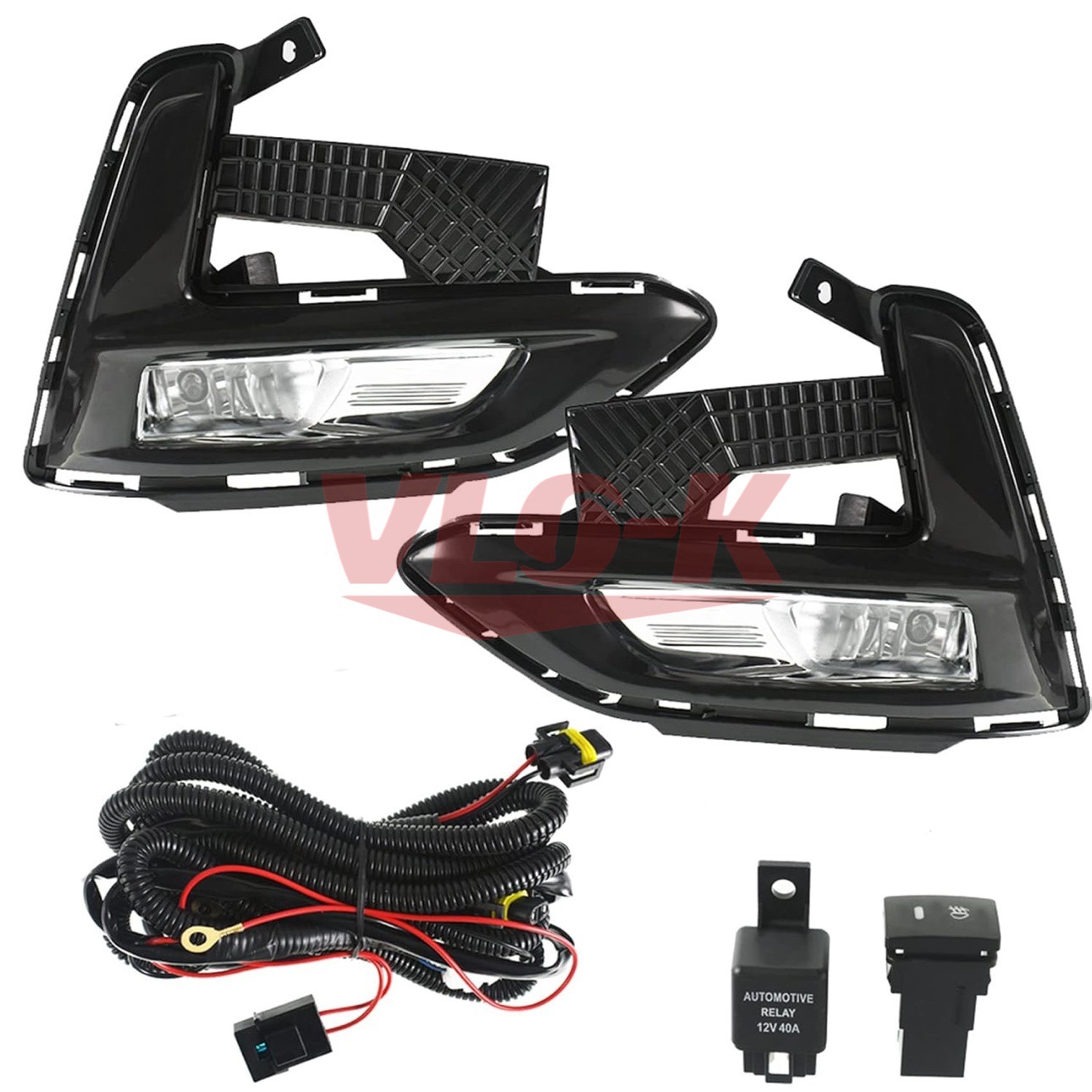20-22 Nissan Sylphy Sentra Nebelscheinwerferrahmen, Nebelscheinwerfer-kabelbaum, Nebelscheinwerferschalter-kit