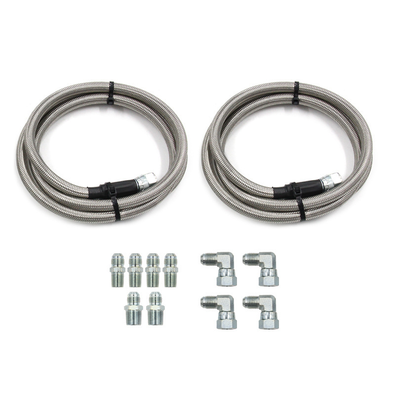 52-zoll-edelstahl-getriebekühler-schlauchverbinder Th350/700r4/th400