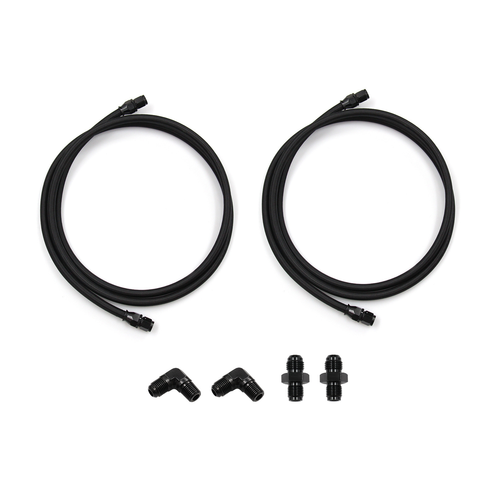 6an 7ft Ptfe Getriebekühler-rohrleitungsbaugruppe Gm4l60 700r4 Th350 Th400