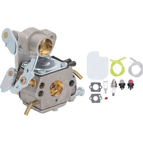 Kit De Carburateur De Tronçonneuse Avec Bougie D'Allumage, Filtre À Huile, Clapet Anti-retour Pour Poulan Sm4218avx Sm4518avx