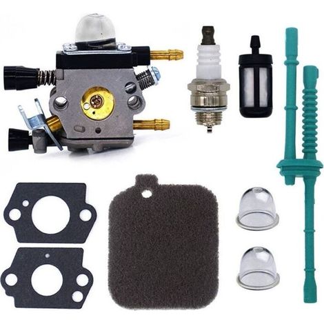 Carburateur - Pour Souffleur Stihl Bg45 Bg46 Bg55 Bg65 Br45c Sh55 Sh85 - Compatible Zama C1q-s68g - Kit Complet Avec Filtre À Air Et Durite - 1 Pièce
