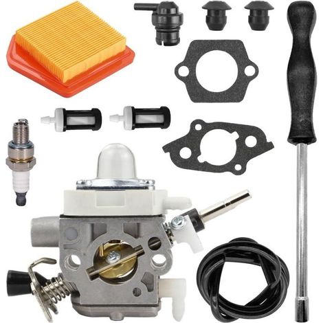 Carburateur De Rechange Pour Débroussailleuse Stihl Fs240/fs260 – Kit Complet 4147-120-0625 Avec Filtre À Air 4147 141 0300