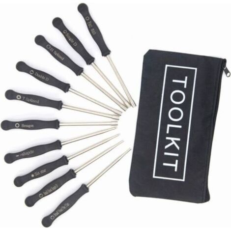 10 Pièces Outil De Réglage Carburateur - Pour Moteurs À 2 Cycles - Longueur 15,6 Cm - Compatible Tronçonneuses Débroussailleuses Souffleurs