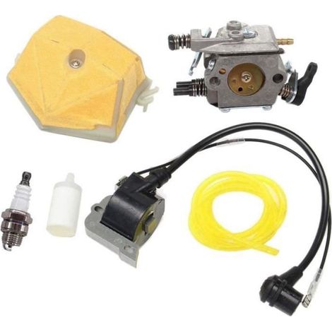 Carburateur + Bobine D'Allumage + Filtre À Air Pour Husqvarna 51 55 Tronçonneuse - Husqvarna