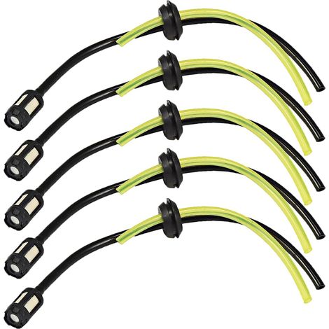 Kit De 5 Gaines De Filtre À Carburant À Double Orifice Pour Tondeuses Stihl, Honda Et Autres Tondeuses À Gazon