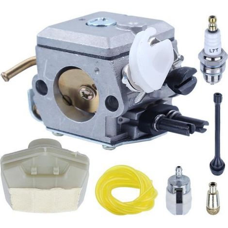 Carburateur - Pour Tronçonneuses Husqvarna 362 365 371 372 372xp - Référence Oem 503281801 503283203 - Kit Complet Avec Filtre À Air Et Conduite D'Huile - 1 Pièce