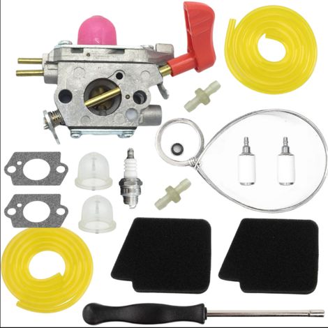 Ensemble Carburateur C1u-w43 Pour Souffleur De Feuilles Avec Tuyau, Filtre, Bulle D'Huile, Tournevis Et Accessoires - Autres