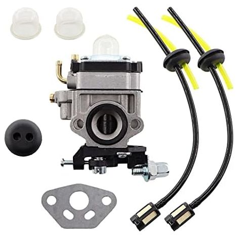 Vurahome - Carburateur 10mm Avec Tuyau De Carburant Filtre À Carburant Pour Weedeater 1e34f 1e36f Tu26 Tl26 De Haie 2 Temps Trimmer Débroussailleuse 22cc 26cc 33cc 34cc 36cc