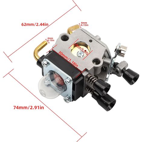 1 Kit Carburateur, Bougie, Filtre Pour Stihl Fs38 Fs45 Fs55 Km55 Hl45 Débroussailleuse