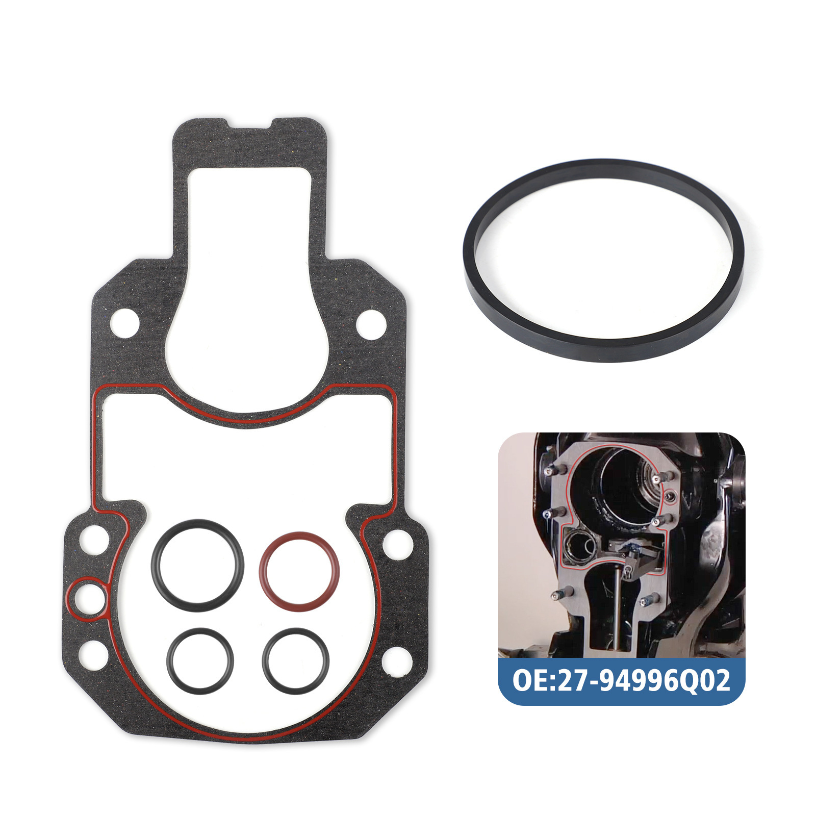 Das Wasserpumpen-reparaturset 27-94996q2 Ist Für Den Mercury-außenbordmotor 27-94996t2 Geeignet.