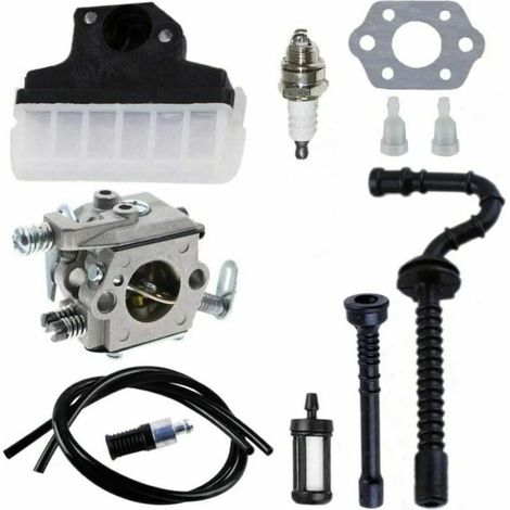 Carburateur + Filtre À Air + Bougie D’allumage + Tuyau D’essence/d’huile Pour Trononneuse Stihl 021 023 025 Ms210 Ms230 Ms250 Carburateur