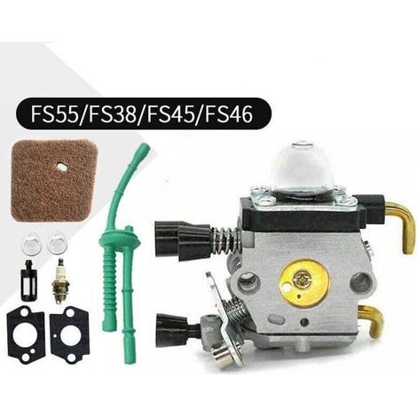 Carburateur Pour Stihl Fs55 Fs38 Fs55r Fs55rc Hl45 Km55 Fs80 Fr85 Fh75 Fs45 Fs46 Fs75 Hl75 C1q-s63 C1q-s69 Moteur Cutter Trimmer