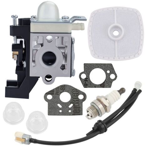 Carburateur Pour Echo Srm225 Gt225 Gt225i Pe225 Pas225 Shc225 Ppf225 Srm225i Gt225l Ppf235es Shc225s Tondeuse Premium Weed Eater Edger Carb Avec Kit De Mise Au Point Ampoule D'Amorçage Bougie D'Alluma