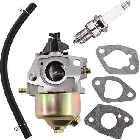 Carburateur Tondeuse À Gazon – Compatible Fuxtec, Einhell, Hecht 548 Sw/sx, 553 Sw – Avec 3 Joints, Pompe D'Amorçage, Bougie D'Allumage