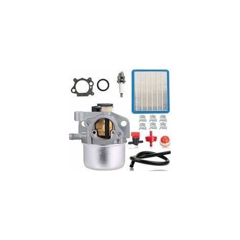 Carburateur Pour Briggs & Stratton 799871 799866 790845 796707 794304 Toro Recycler 22'' Craftsman Engine Pièces De Tondeuse À Gazon Avec Filtre À Air Conduite De Carburant Poire D'Amorçage,