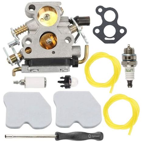 Barkbusters Kit Carburateur Husqvarna 235, 236e, 240e Pour Tronçonneuse Zama C1t-w33, Cs2234, Gz380, Comprend Des Joints, Des Bougies D'Allumage, Des Conduites De Carburant Et D'Autres Accessoires.