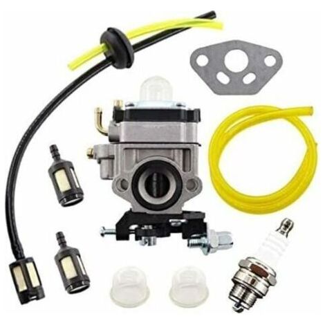 Vurahome - Kit De Carburateur Pour Débroussailleuse Al-ko Alko, Modèles Bc410, Bc4535, Bc4125, Avec Tuyau Et Filtre À Essence.,