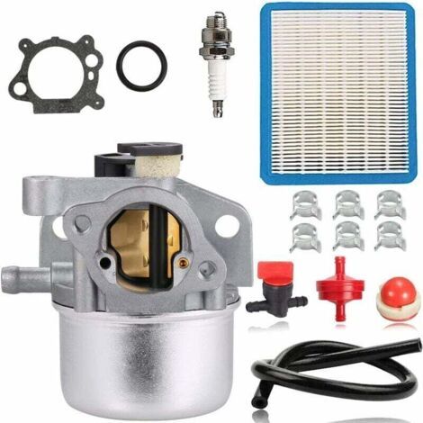 Carburateur Compatible Briggs & Stratton 799871 Pour Moteurs 4 Temps Filtre À Air Et Tuyau De Carburant Inclus Performance Optimale