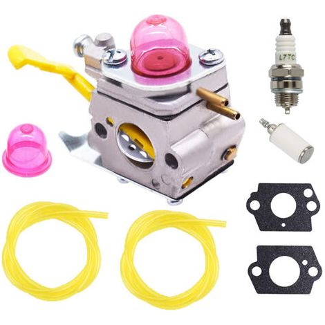 Rhg C1u-w18 Carburateur Avec Ligne De Carburant Filtre À Carburant Replacement For Craftsman Replacement For Poulan Weedeater Mx550 Mx557 P1500 P2500 P3500 Te475 Te475y Xt260 Xt700 Tondeuse