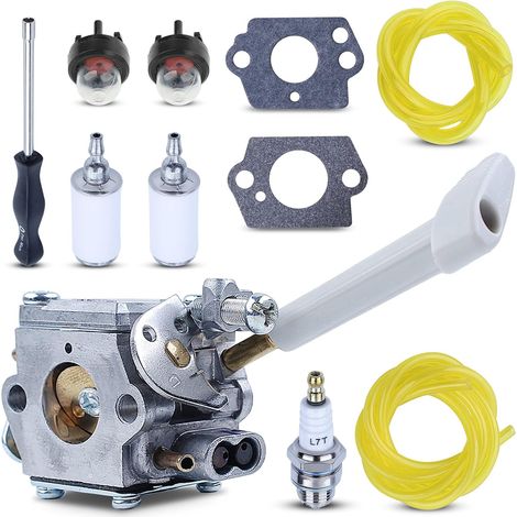 Linduxe Carburateur De Souffleur À Dos Ry08420a Et Outils De Réglage De Carburateur Pour Ryobi Bp42 Ry08420 Avec Pièces De Rechange Pour Ligne De Filtre À Carburant Pour 308054079 530069247