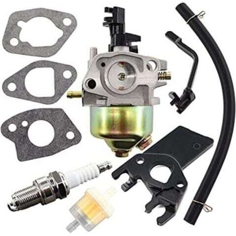 Carburateur Générateur Avec Joint Isolateur Détanchéité, Filtre À Essence, Bougie Dallumage Pour Gx160 Gx200 168f 5,5hp 6,5hp 2kw 3kw 196cc 163cc Générateur De Moteur Tondeuse À Gazon