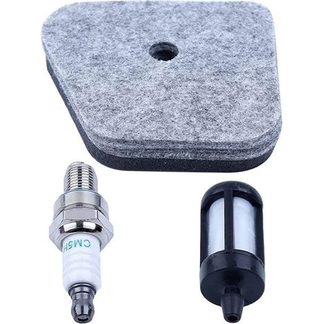 Filtre À Carburant Et Air Pour Tondeuse – Compatible Avec Stihl Fs87 Fs90 Fs100 Fs110 Fs130 – Kit Complet Avec Bougie Et Filtre